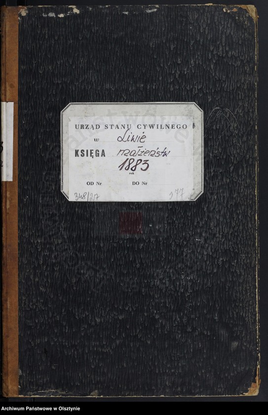 image.from.unit.number "Heiraths-Neben-Register Nr 1 - 38"