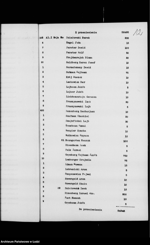 Obraz 16 z jednostki "Rejestr poborczy"
