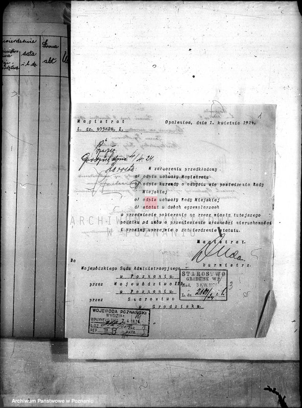 Obraz 7 z jednostki "Podatki Komunalne miasta Opalenicy"