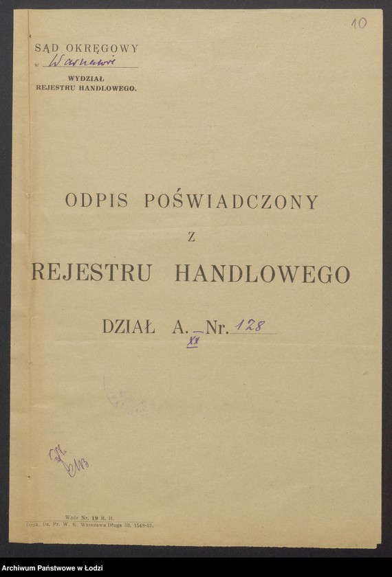 Obraz 12 z jednostki "Szmul Pejsach Gurman- handel lampami i artykułami fajansowymi"
