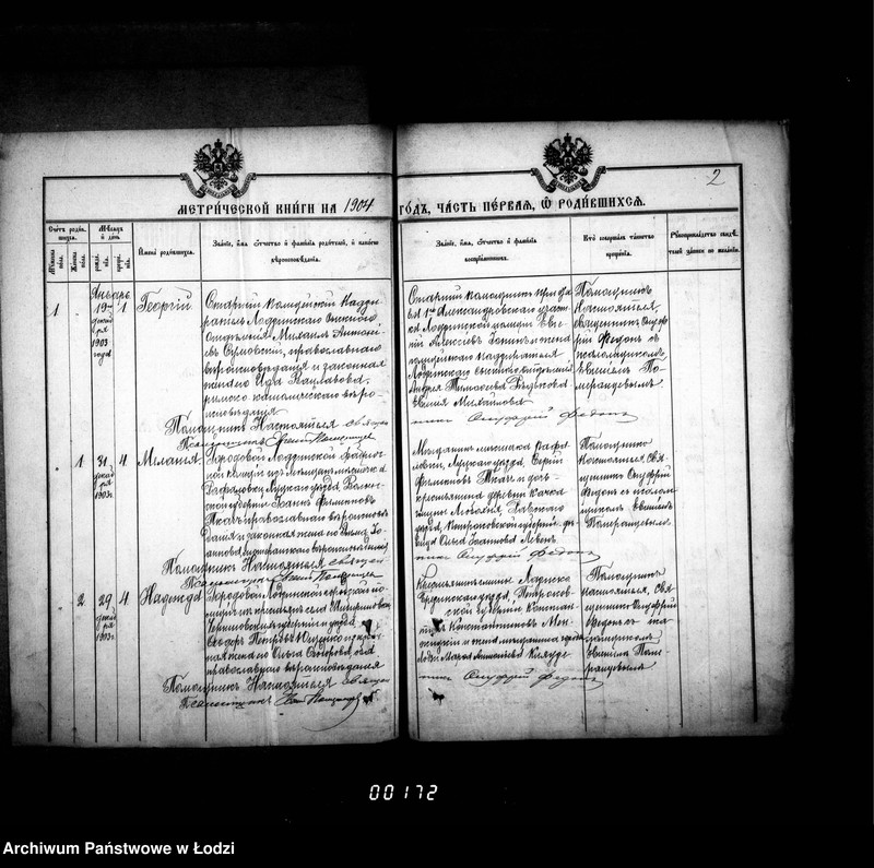 Obraz 6 z jednostki "Księga metrykalna aktów urodzeń, małżeństw i zgonów"