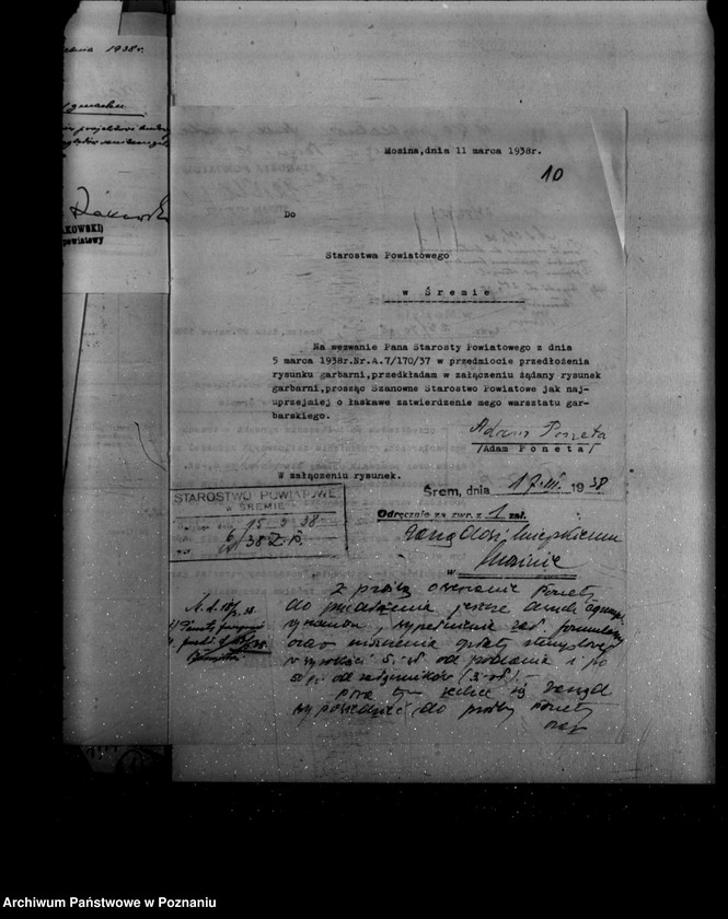 Obraz 14 z jednostki "Zatwierdzenie projektu urządzenia garbarni J. Panety w Mosinie powiat śremski"