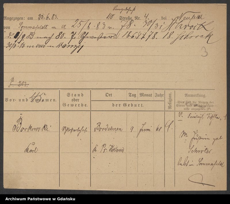 image.from.unit.number "Karty meldunkowe: Borkowski K. - Borowski A."