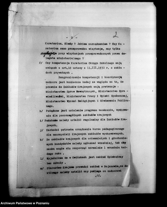 Obraz 6 z jednostki "[Sprawozdania z wizytacji szkół specjalnych, kursów wakacyjnych WKN i tym podobne]"