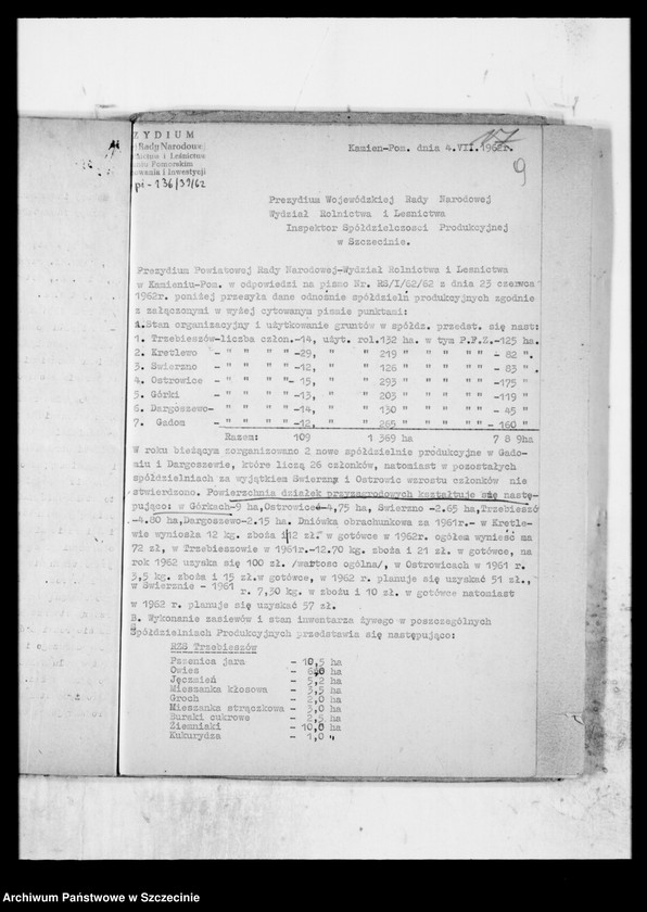 image.from.unit.number "Działalność Rolniczych Spółdzielni Produkcyjnych w powiatach województwa szczecińskiego"