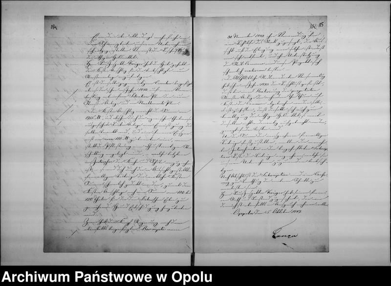Obraz 15 z jednostki "Acta des Magistrats zu Oppeln betreffend: die Eröffnung des Nikolaithores de Anno 1843"