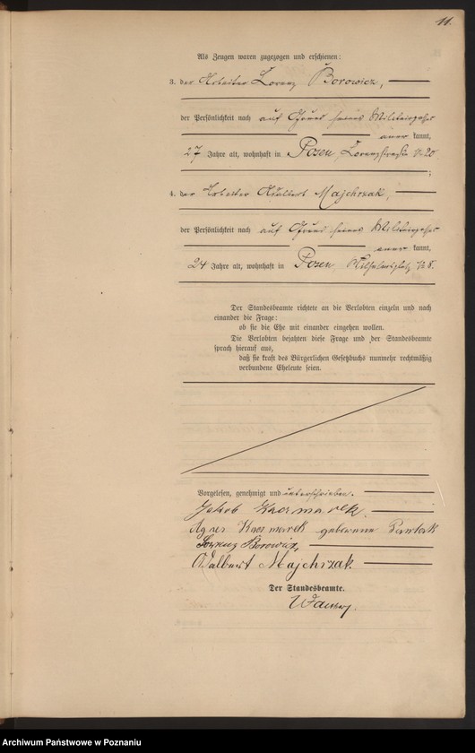 Obraz 14 z jednostki "Księga miejscowa małżeństw t. III"