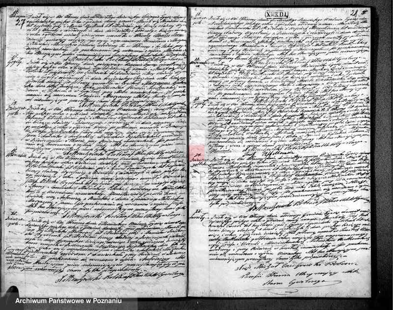 Obraz 17 z jednostki "Duplikat urodzonych, zaślubionych i zgonów"