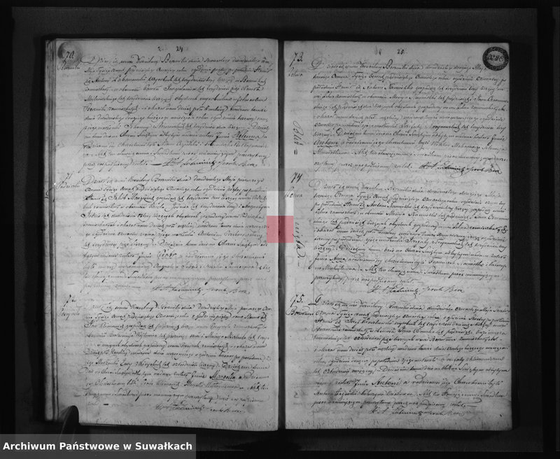 image.from.unit.number "Duplikat Aktów Urodzenia, Małżeństwa i Zejścia Parafia Berzniki z Roku 1854"