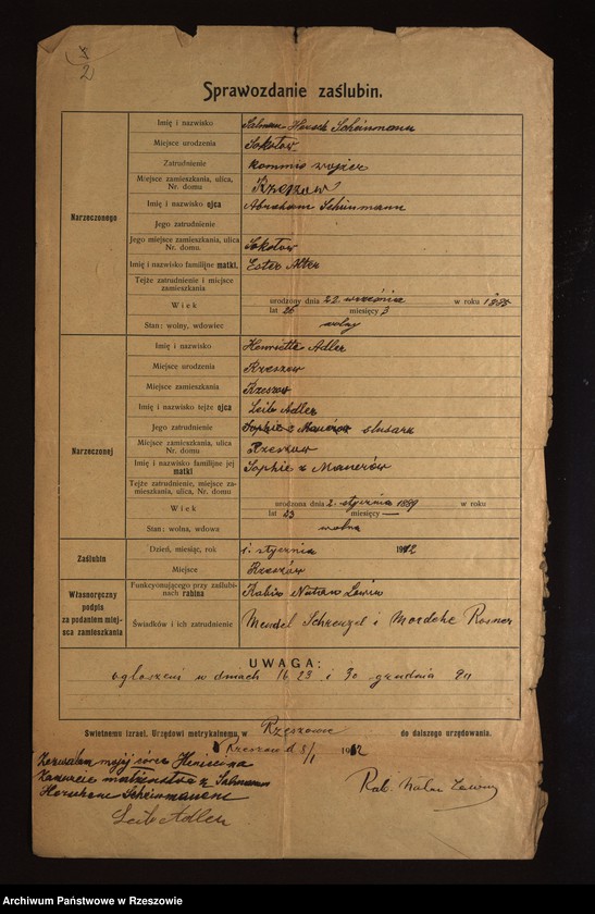 image.from.unit.number "Akta zaślubin"