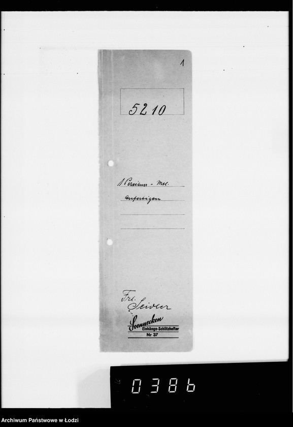 Obraz 5 z jednostki "Kürschnerei. [Zamówienia, rachunki i świadectwa dostaw]"