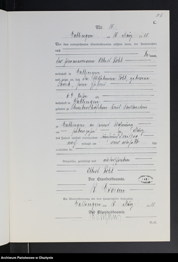 image.from.unit.number "Sterbe-Neben-Register Nr 1 - 26 [ Księga zgonów - wtóropis ]"