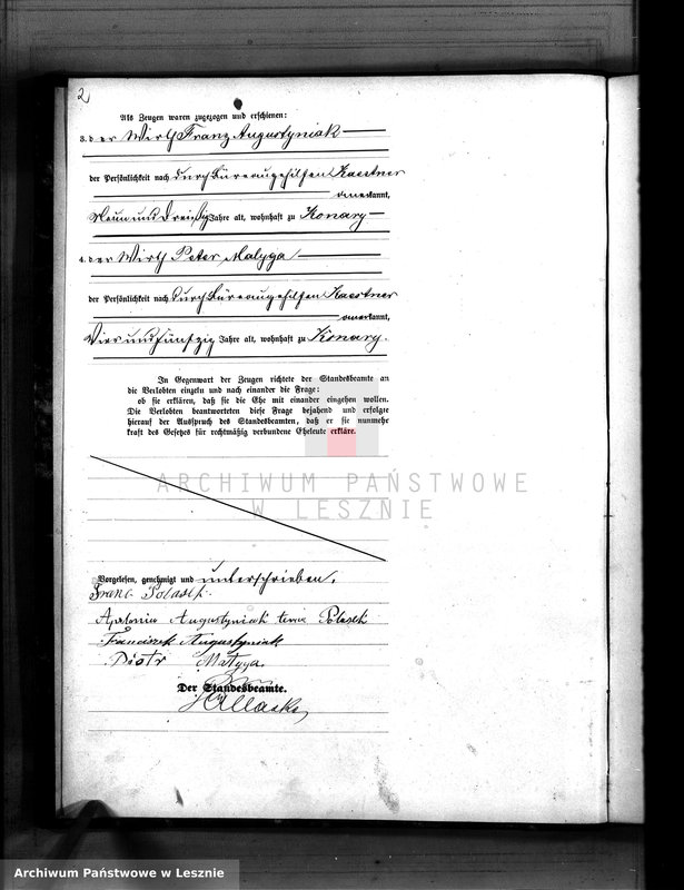 Obraz 6 z jednostki "[Księga małżeństw - tom I]"