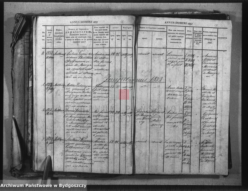 Obraz 12 z jednostki "Duplicete Metrice Parochia Murzynno"