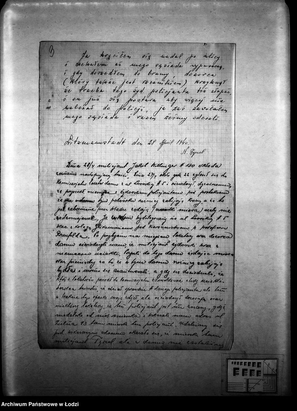 Obraz 6 z jednostki "[Sprawy karne: zeznania, meldunki, oskarżenia]"