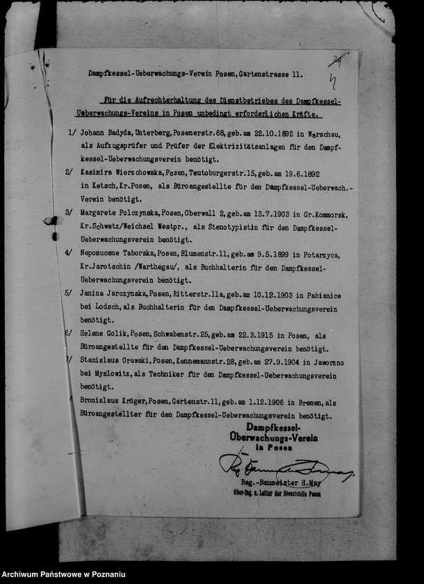 Obraz 8 z jednostki "Technischer Überwachungsverein - Posen"