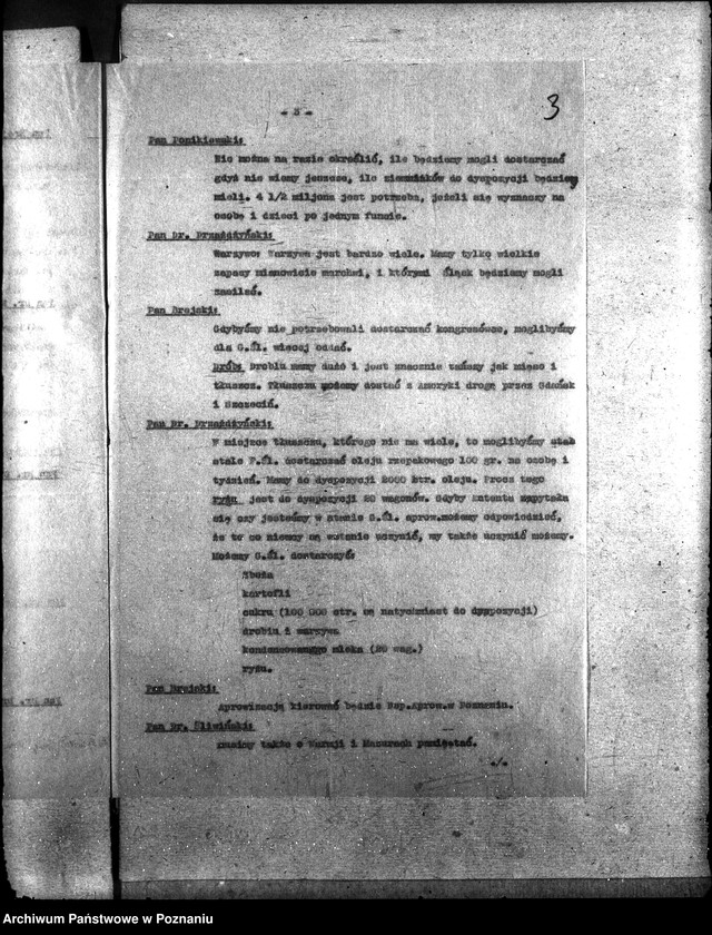 Obraz 7 z jednostki "Sprawy szczegółowo adm. Aprowizacja Górnego Śląska"