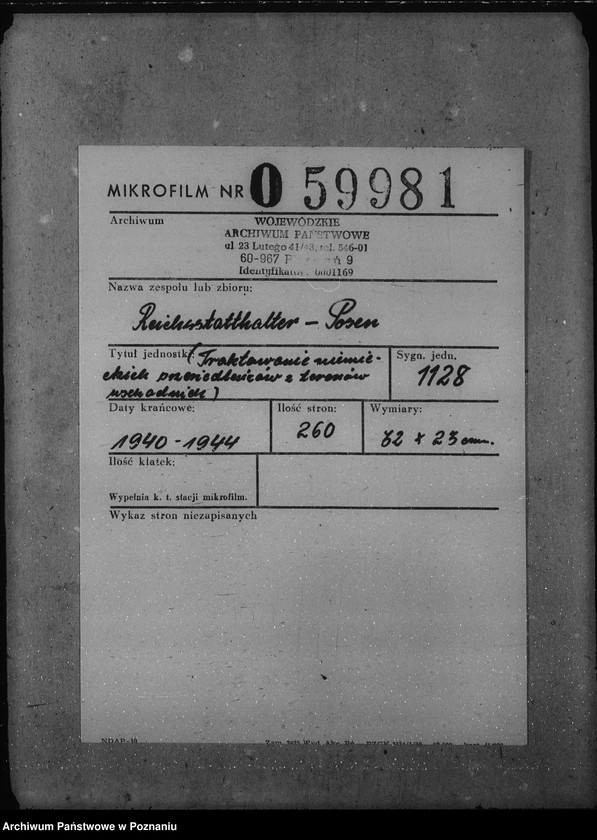 Obraz 2 z jednostki "Traktowanie niemieckich przesiedleńców z terenów wschodnich"