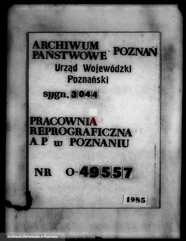 Obraz 1 z jednostki "Przewłaszczenie parcel z dóbr Samostrzel powiatu wyrzyskiego"