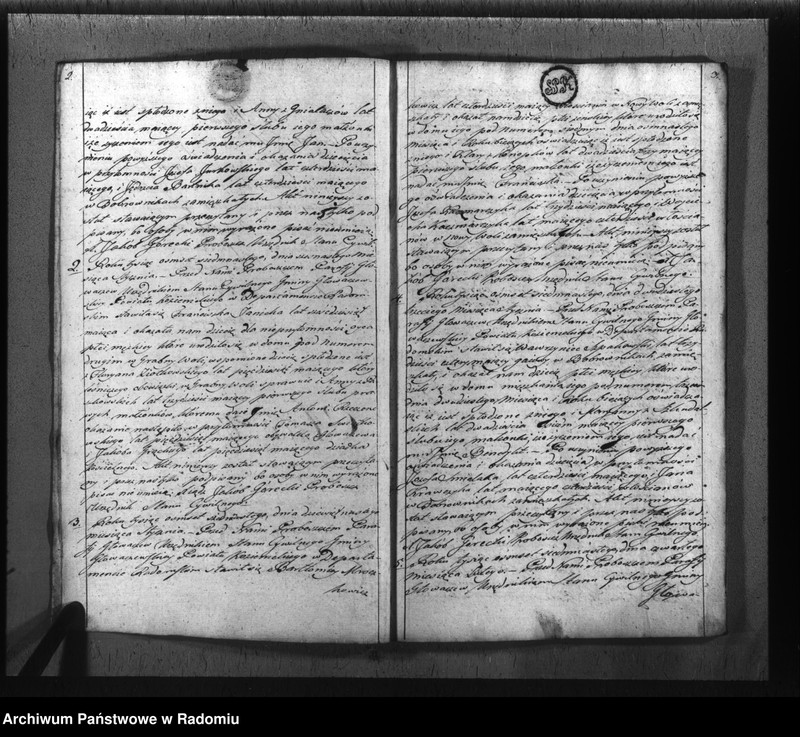 image.from.unit.number "Księga urzędnika stanu cywilnego gminy Głowaczowskiey z roku 1817"