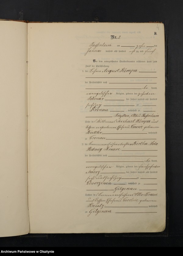 image.from.unit.number "Heiraths-Haupt-Register Nr 1 - 61"