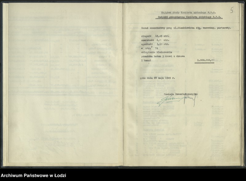 Obraz 7 z jednostki "Bilans Komitetu Miejskiego PPR w Łodzi sporządzony na dzień 31grudnia 1948 r."