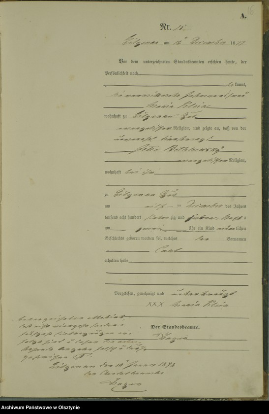 image.from.unit.number "Geburts-Haupt-Register Nr 1 - 15"