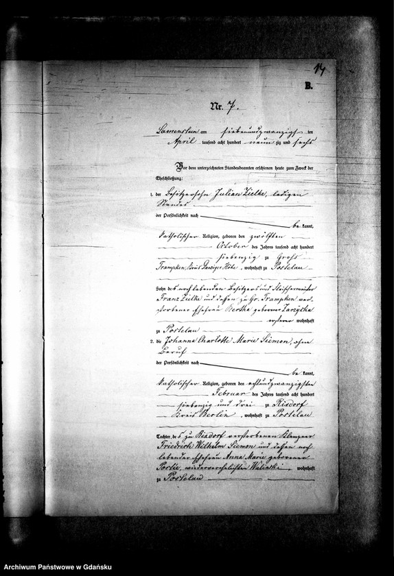 image.from.unit.number "Księga małżeństw"
