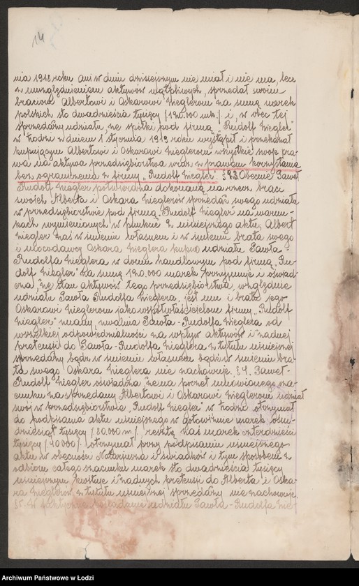 Obraz 16 z jednostki "Rudolf Ziegler – hurtowy handel artykułami chemicznymi i towarami kolonialnymi"