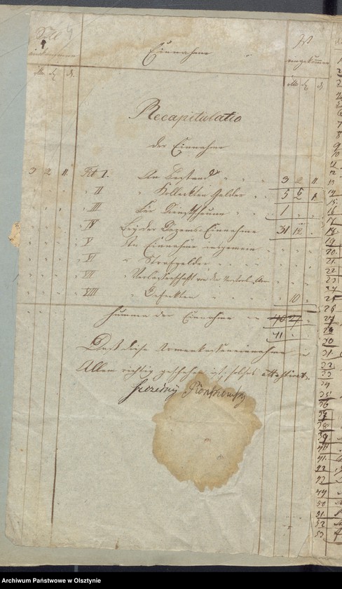 image.from.unit.number "Armen Cassen Rechnung der Widminnschen Kirche"