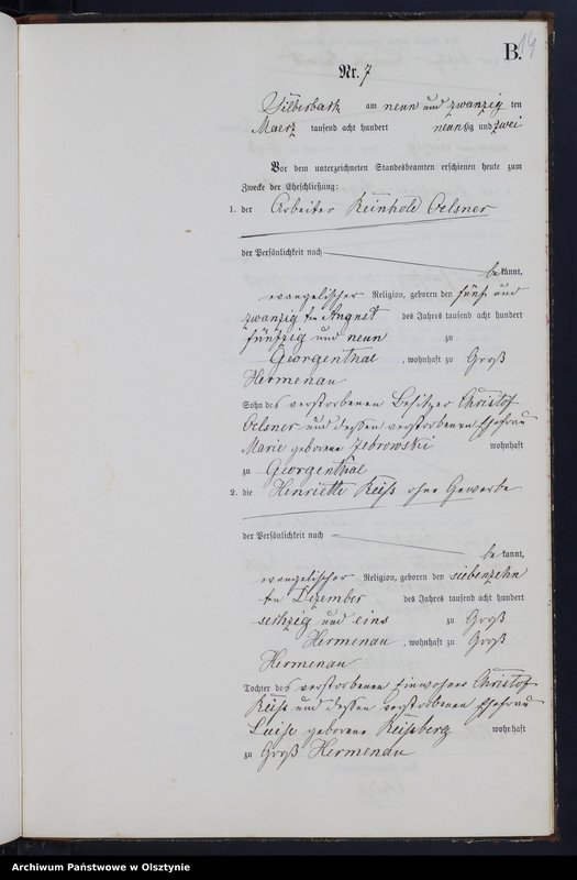 image.from.unit.number "Heiraths-Neben-Register Nr 1 - 23"