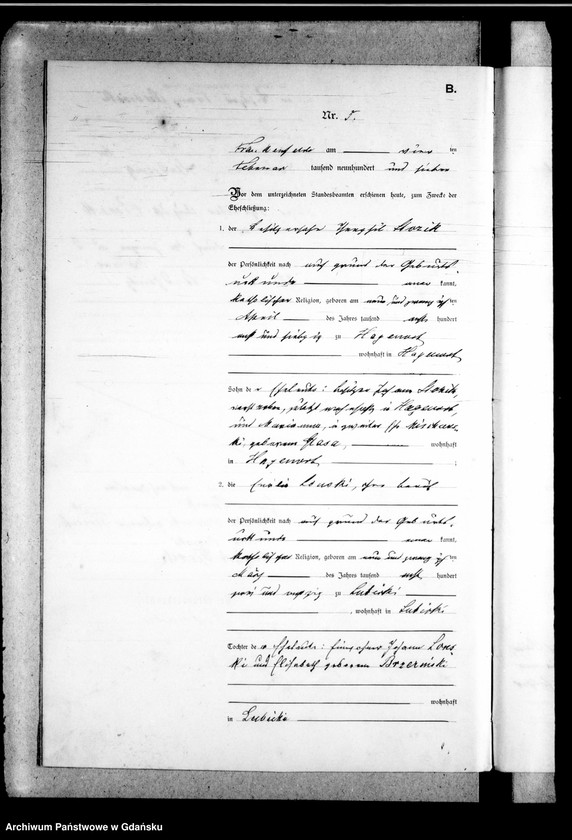image.from.unit.number "Księga małżeństw"