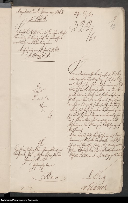 Obraz 16 z jednostki "Die von den Landräten der polnischen Grenzkreise über die öffentlichen Zustände zu erstattenden Wochenberichte."