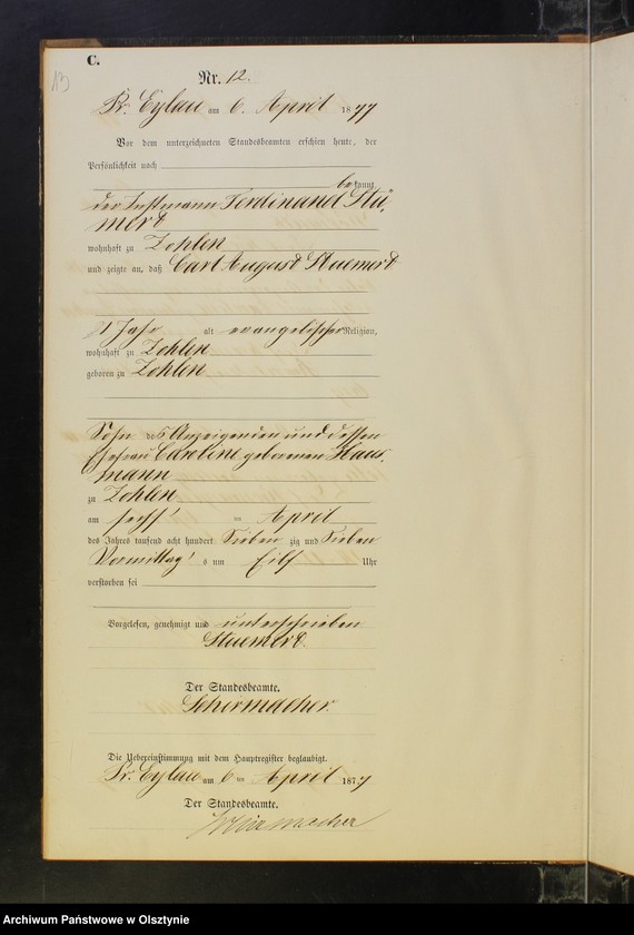 image.from.unit.number "Sterbe-Neben-Register Nr 1 - 29"