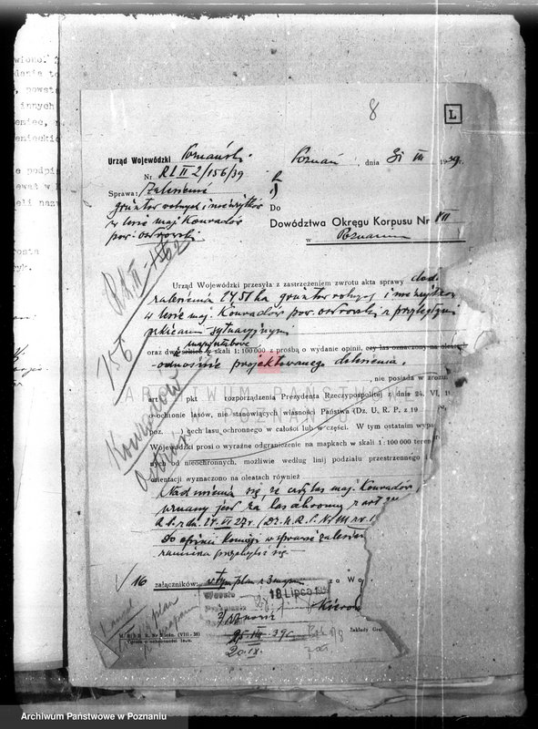 image.from.unit.number "Majętność / leśna/ Konradów w powiecie ostrowskim"