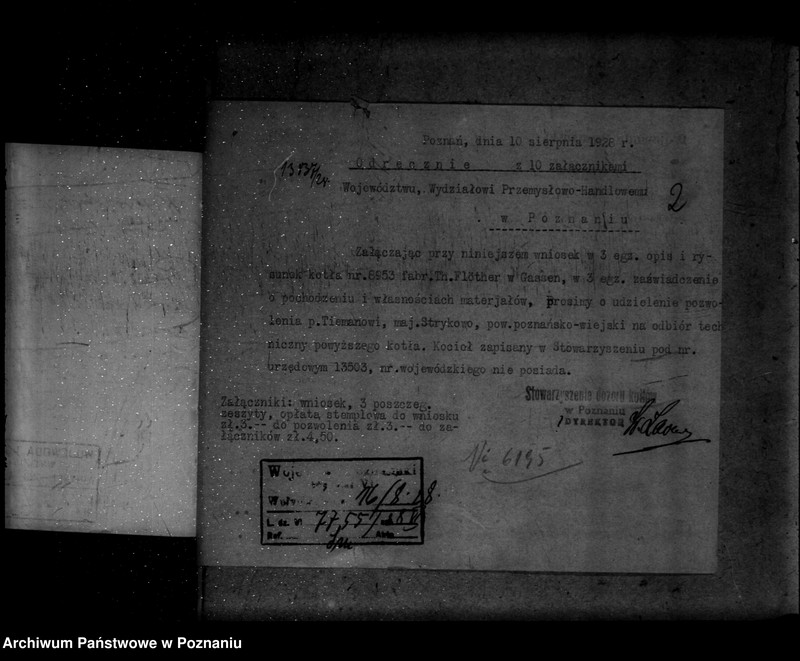 Obraz 6 z jednostki "Majętność Strykowo powiat poznański własność Tiemann nr woj. kotła 6195"