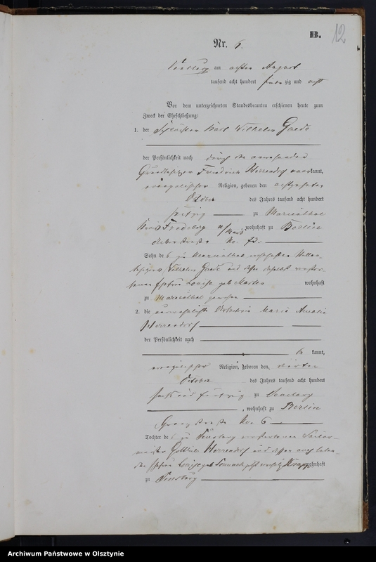 image.from.unit.number "Heiraths-Haupt-Register Nr 1 - 23"