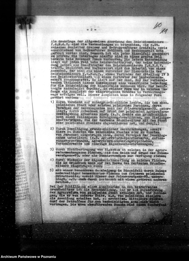 Obraz 17 z jednostki "Zarządzenie w sprawie skutków polskiej reformy rolnej"