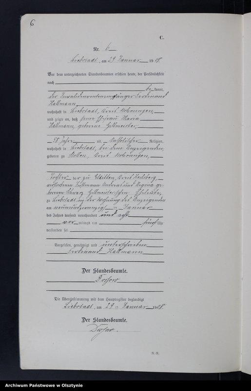 image.from.unit.number "Sterbe-Neben-Register Nr 1 - 58"