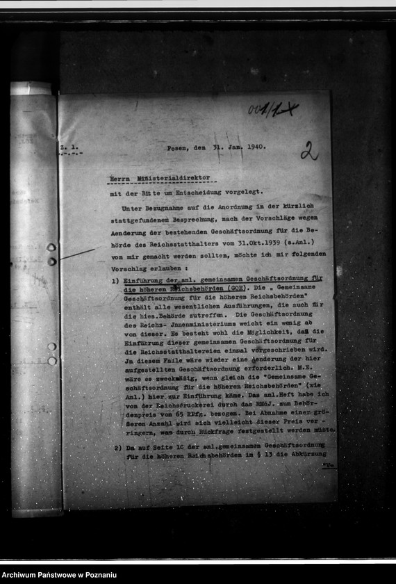 Obraz 6 z jednostki "Dienst- und Geschäftsordnung - allgemein"