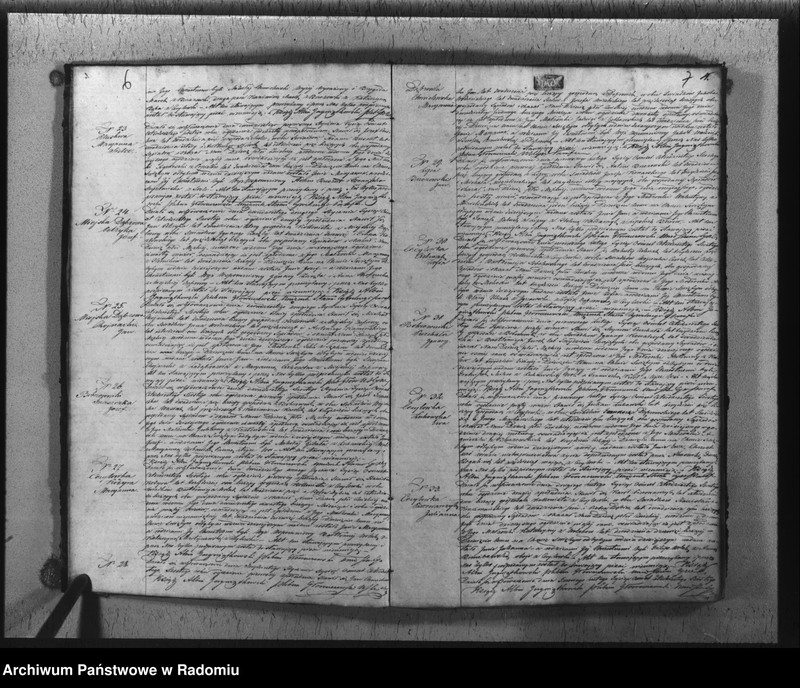 image.from.unit.number "Duplikat urodzonych, zaślubionych i zmarłych w parafii Głowaczew akta w sobie mieszczący za rok 1846"