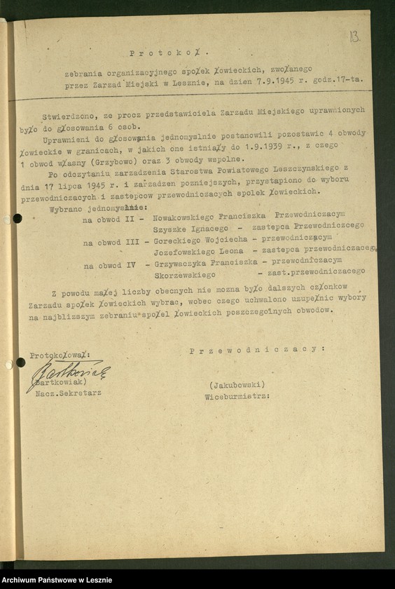 Obraz 15 z jednostki "[Obwody i spółki łowieckie]"