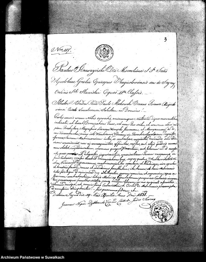 image.from.unit.number "[Aneksa z akt U.S.C. Parafii Suwałki]."