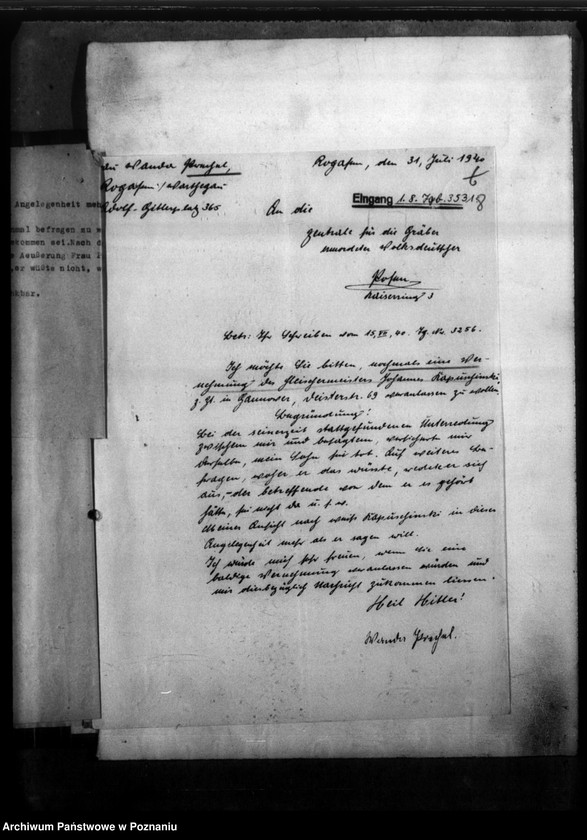 Obraz 12 z jednostki "Todesfall Walter Prechel - Rogasen (powiat Oborniki)"