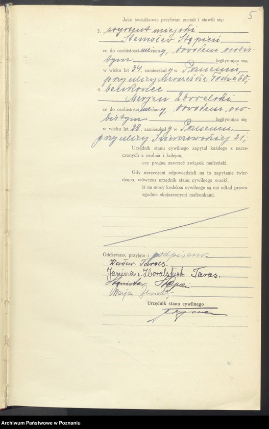 Obraz 7 z jednostki "Księga miejscowa małżeństw tom IV [Rejestr główny małżeństw]"