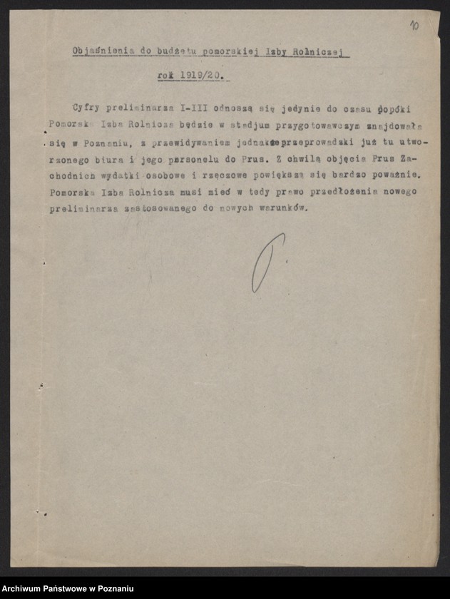 Obraz 12 z jednostki "[Pomorska Izba Rolnicza] - głównie sprawy budżetowe"