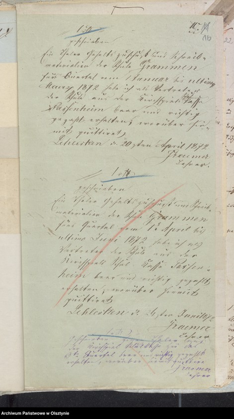 image.from.unit.number "Einnahme und Ausgabe Beläge zur Kirchspiels Schulkassen Rechnung"