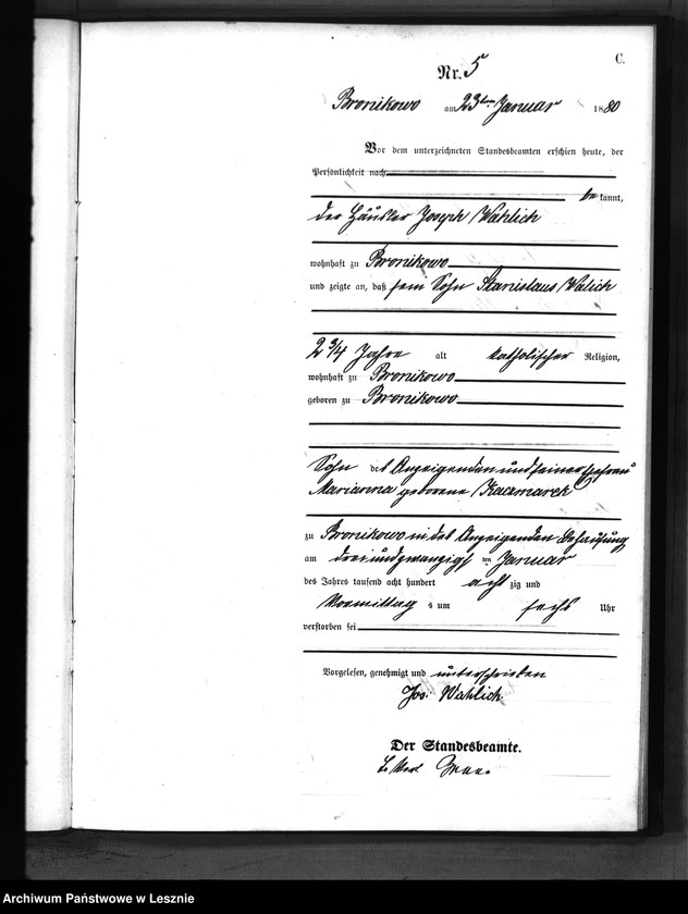 Obraz 8 z jednostki "[Księga zgonów]"
