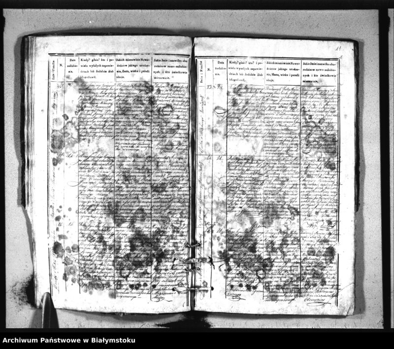 Obraz 8 z jednostki "Extrakty z metryk ślubów kościołów parafialnych w: Siemiatyczach, Ostrożanach, Dołubowie, Sadach, Niemirowie, Mielniku, Dziadkowicach"