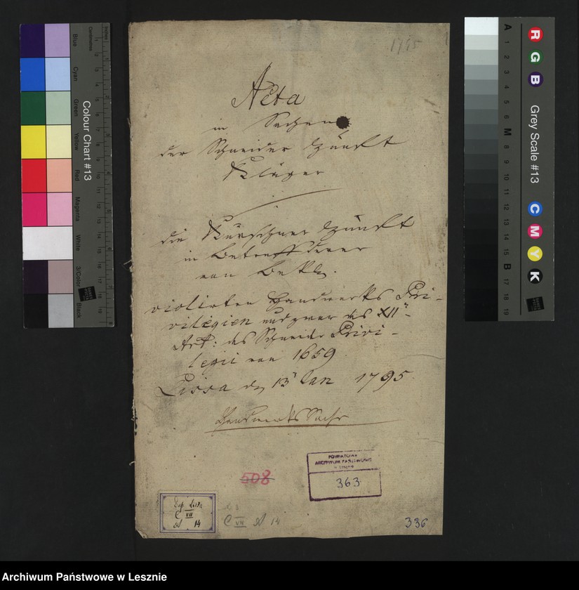 Obraz 3 z jednostki "[Akta in Sachen der Schneiderzunft, die Kürschnerzunft in Betreff derer violierten Handwerksprivilegien]"